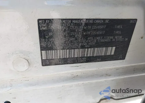 2023 Toyota Rav4 Xle из США, поврежденный, VIN 2T3W1RFV4PC236673